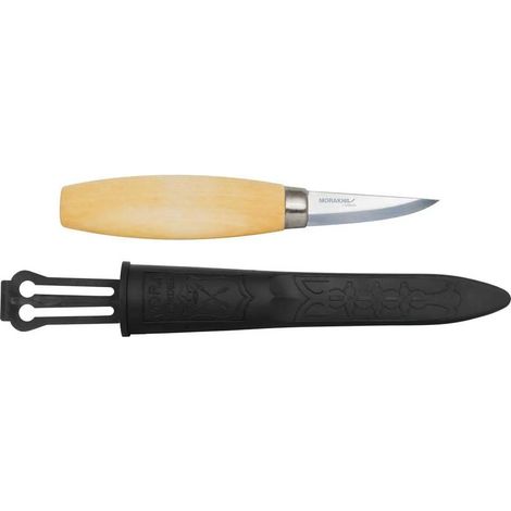 Cuchillo para tallar madera Morakniv erik frosts 120 acero carbono 16.5 cm (1/3)