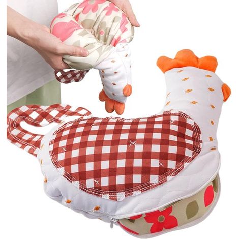 Gants de cuisine amusants, résistants à la chaleur et antidérapants - un cadeau idéal pour maman et les enfants (1/5)