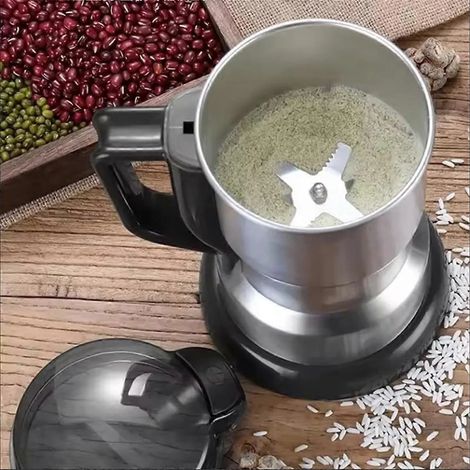 Moulin à café électrique pour grains de café, épices et noix, idéal pour la cuisine, la maison, le bureau et les voyages.-AquaForge (1/5)