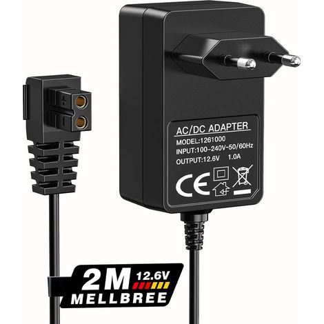 Chargeur 12,6 V pour robot de piscine  Câble d'alimentation de rechange de 2 m pour aspirateur automatique de piscine, charge sûre et efficace (pour Battery Basic 2.0) (1/5)