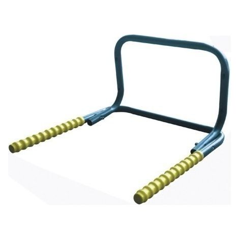 Gancho Ordenacion Bicicleta Nivel Acero Plastico Gris Mango Revestido Nv10047 (1/5)