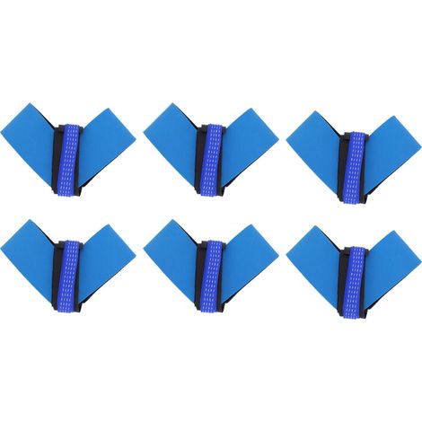 Lot de 10 sangles antistatiques pour pieds, élastiques en caoutchouc synthétique bleu, accessoires d'atelier JWD001