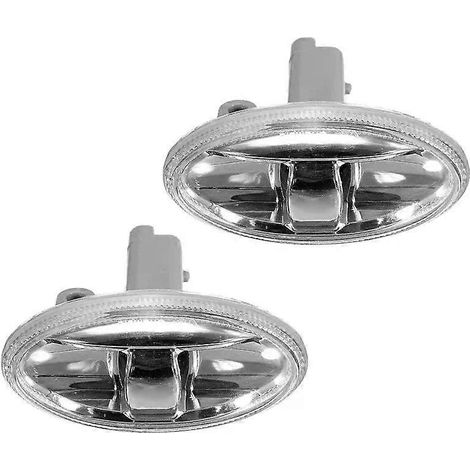 Lot de 2 clignotants latéraux pour voiture, compatibles avec Citroën C2, Elysée, Picasso et Peugeot 307 (référence 206-JXLGV). (1/4)