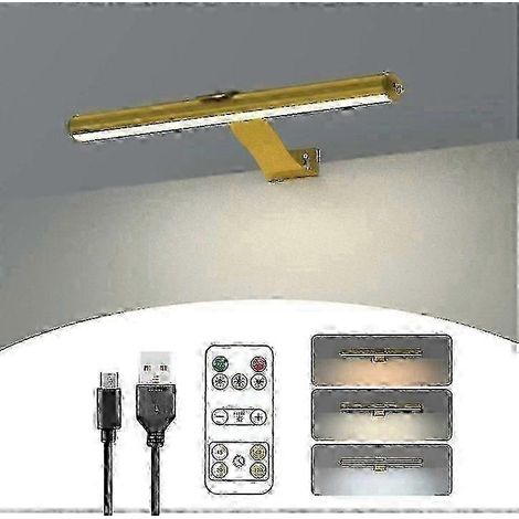 Lampe d'exposition murale 300 lm rechargeable sans fil - éclairage de tableau avec télécommande (1/5)