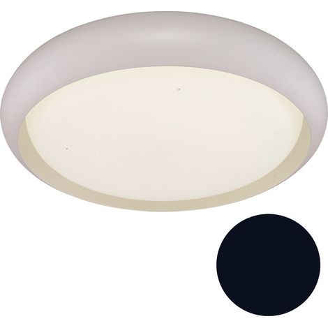 Plafón LED Deco Luz Cálida (40W)  Negro (1/2)