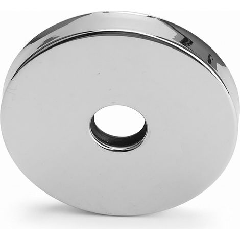 Douchette Universelle Ronde 8,9 cm - Diamètre 11,4 mm - Plaque d'Écusson Circulaire Multi-Compatibilité pour Robinet Standard - Support de Douche Élégant (1/5)