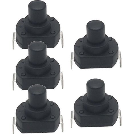 Flashlight interrupteur bouton puissance self locking 6A ship type haute courant press à sur 17 8mm (1/5)