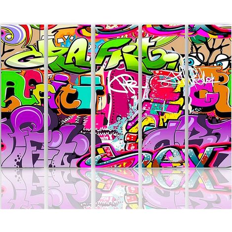 Tableau 3 sous-titres abstraction - 100 x 70 cm (1/5)
