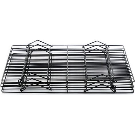 Étagère de refroidissement empilable 3 niveaux, support à gâteau antiadhésif, grille de cuisson, accessoire de cuisine pratique (1/5)