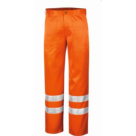 Warnschutz-Hose QUEBEC leuchtorange Größe 44 (1/4)