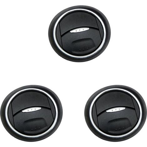 3X griglia uscita aria rotonda ventilazione cruscotto per Mondeo S-Max 6M21U018B09ADW