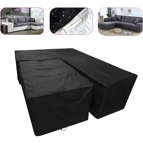 Housse Salon De Jardin, 420D Oxford Housse De Protection Chaise De Jardin avec Sac De Rangement, Imperméable Housses pour Mobilier De Jardin per Intérieur Jardin Meubles(28628682cm+155x95x68cm), (1/5)