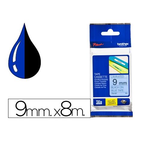 Cinta Laminada para Rotuladoras Brother TZE521