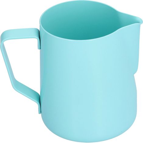 Pitcher à lait inox 600ml à bec pointé pour mousseur à lait, idéal pour café maison