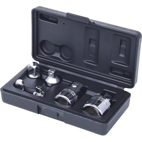 Kstools – Jeu d'augmentateurs réducteurs 1/2'' – 6 pcs – Finition chromée – Acier chrome vanadium – Pour usage manuel – Coffret robuste (1/5)