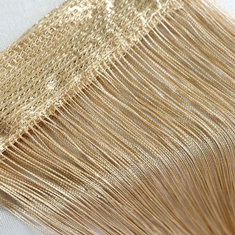 Rideau À Cordes - 50 x 200 cm - Pour Porte Fenêtre Ou Diviseur De Pièce - Découpable Sur Mesure