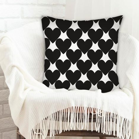 Housse de coussin sans coussin durable pour la Saint-Valentin, mariage, anniversaire, Noël, l'Action de grâce (1/5)