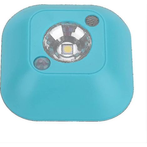 Veilleuse à détecteur de mouvement, mini veilleuse LED infrarouge sans fil alimentée par piles, (Bl (1/5)