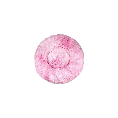 Coussin moelleux lavable pour chat et chien, dégradé rose, 80 cm –