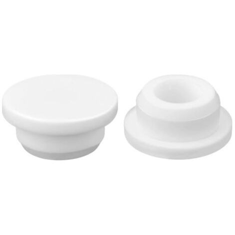 Deux bouchons de trop-plein en silicone pour éviers de cuisine et de salle de bain, avec joints toriques en caoutchouc, pour usage domestique.