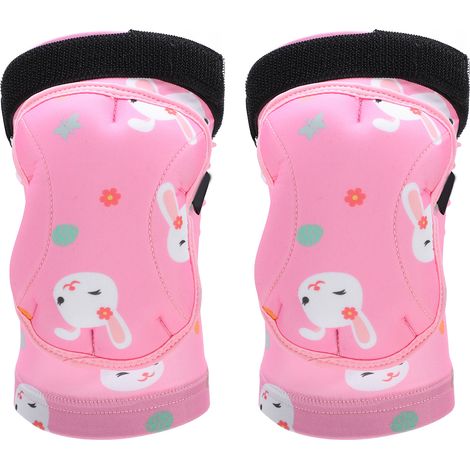 PROPRO Kinder-Knieschoner - Weicher EVA-Schutz für Skaten, Radfahren und Outdoor-Sportarten (Pink XXS) (1/5)