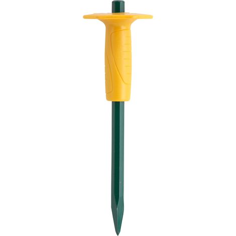 LEBORGNE Broche réaffûtable 35 cm avec pare faux-coups - acier forgé et trempé