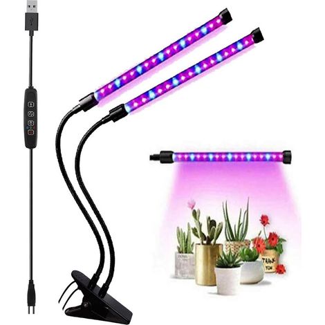 Lampe LED pour plantes avec support, noire-Online Store (1/5)