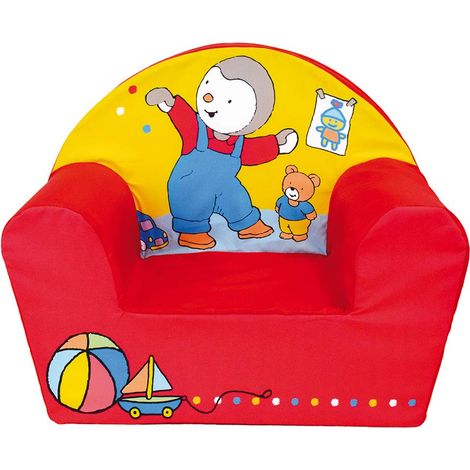 Fauteuil Club pour Enfants 12 Mois+ Mousse Légère et Lavable Dimensions 52 X 33 X 42 Cm Mobilier Bébé Garçon Fille (1/5)