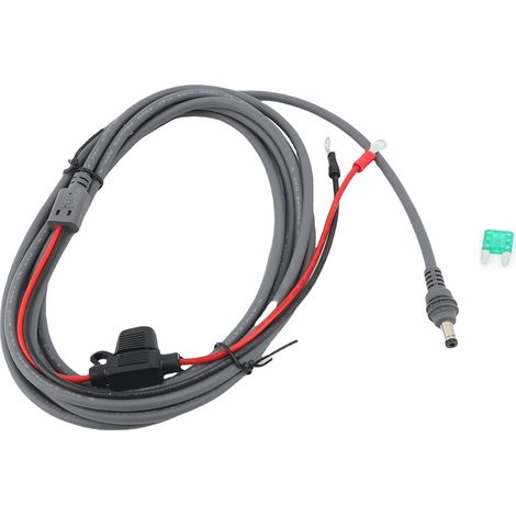 Câble Satellite DC 18awg, joint torique, Terminal DC5521, Interface 30A, cordon d'alimentation de fusion de lame, 3 mètres/9,84 pieds (1/4)