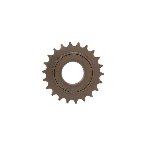 Roue libre de vélo 22 dents, rotation silencieuse, monovitesse, résistante à l'usure et à la rouille, accessoire de cyclisme durable, marron
