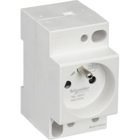 Modulare Steckdose Schneider Electric A9A15306 weiß 16 A 250 V