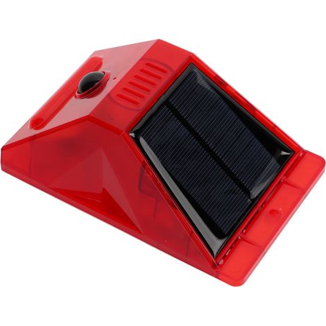 Alarme solaire étanche IP65 avec télécommande, mode 24 heures, pour ferme, maison et jardin. (1/5)
