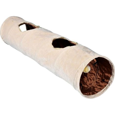 Faltbarer Katzenspieltunnel mit Plüschball (25 × 120 cm) (1/5)