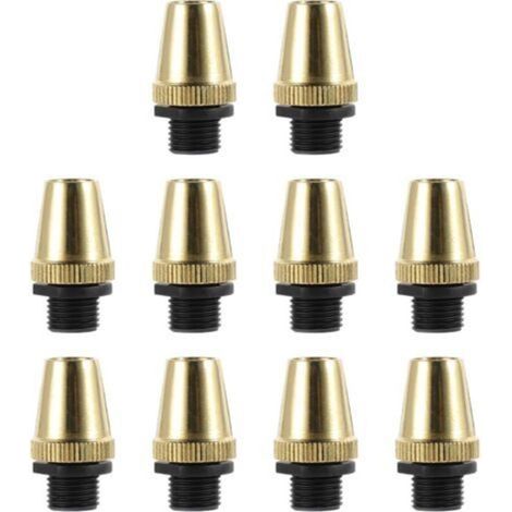 10 Pezzi Fermacavo per Lampadario, Clip per Cordino di Sospensione, Pressacavo Antitrazione per Cavi Luminosi, Connettori e Accessori in PC (1/5)