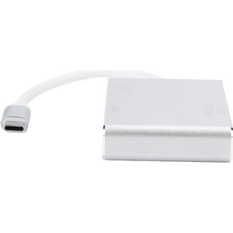 Adaptateur USB-C 4 en 1 vers HDMI DVI VGA USB 3.0 pour PC Portable Multifonction (1/5)