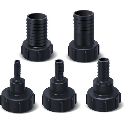 Latex garden hose connector, 3-point telescopic copper hose, water connection for baby bottle teats, car wash gun, quick coupling for garden hoses (1/3)