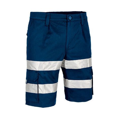 Bermuda de trabajo multibolsillos de Visibilidad Realzada VALENTO NOTAR 3XL Azul marino orión (1/3)