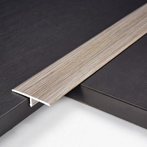 Rail de porte, bande de transition en aluminium pour sols d'entrée, mu (1/5)