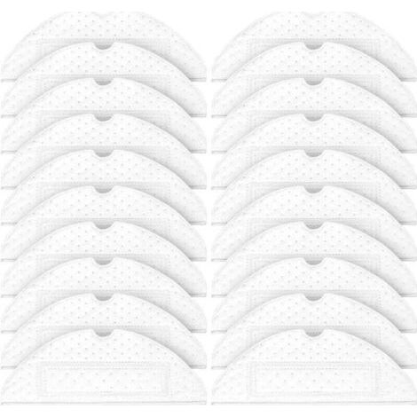 Lot de 20 Lingettes de Nettoyage Jetables Compatibles Aspirateur Robot S7 S7 Max S7 Plus S7 MaxV Ultra (1/3)