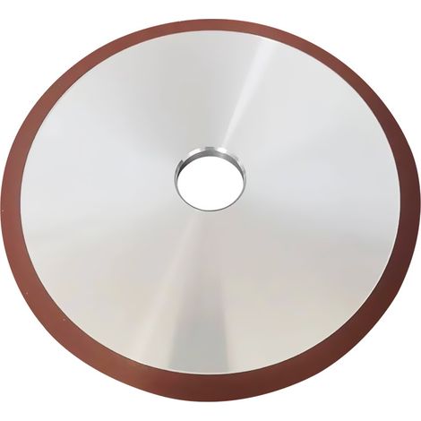 Meule électrolytique Meule en résine Disque de meulage plate Aiguiseur de couteaux Meule parallèle en carbure de tungstène diamantée (1/4)