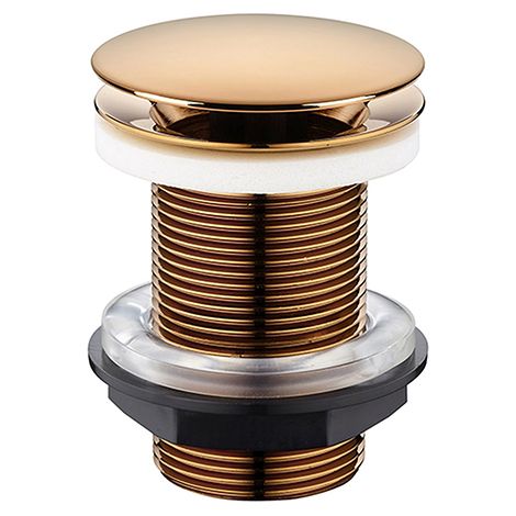 Edouard Rousseau – Bonde de lavabo à écoulement libre – Laiton certifié NF – Hauteur 74.8 mm – Diamètre Ø 63 mm – Sortie 33x42 (1"1/4)