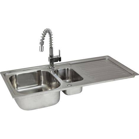 Kukoo Steel Sink and Rainbow Tap