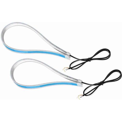 Bande LED ultra-mince de 60 cm pour voitures, flexible, feux de jour, clignotants (1/5)