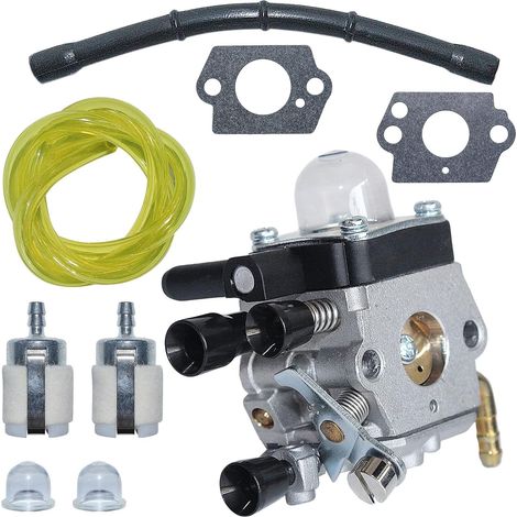Kit de carburateur pour taille-haies Stihl HS81 HS81R HS81RC HS81T HS86 HS86R HS86T, carburateur, joints, ligne de carburant, ligne de carburant (n°3), filtre à carburant, poires d'amorçage (1/5)