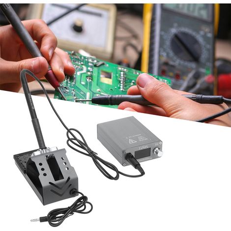 Station de soudage professionnelle intelligente à température constante OSS T245 avec écran LCD, norme européenne 100-240 V (1/5)