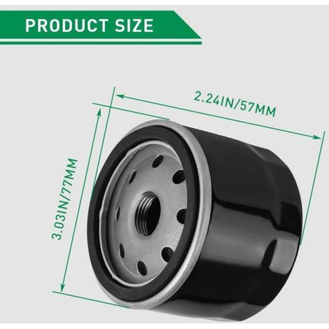 Filtre À Huile - Compatible Briggs Stratton 492932S Kohler 28-050-01-S 25-050-01 Ariens 21548100 21550800 Husqvarna 531307043 531307389 - Lot De 1 (1/5)