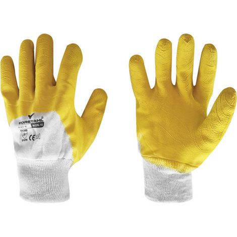 Gants de protection en coton-polyester, paquet de 12, taille 10, qualité Vorstahl (1/3)