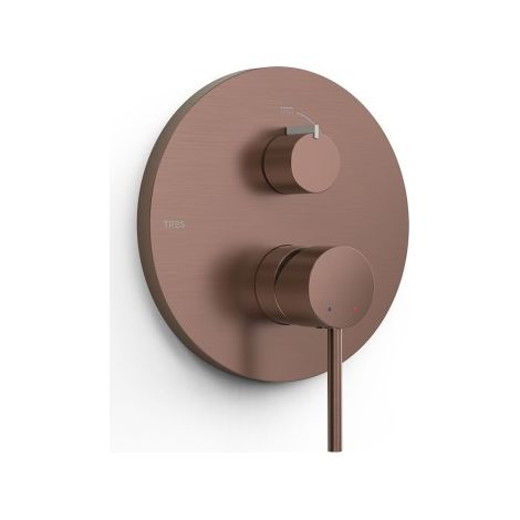 Pièce apparente pour boîtier encastré Rapid‑box 2 voies Study Volcanic - TRES 26228110VO