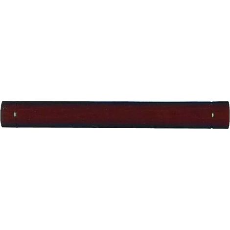 tubo dritto smalbo in acciaio smaltato verniciato marrone, 10x25 cm