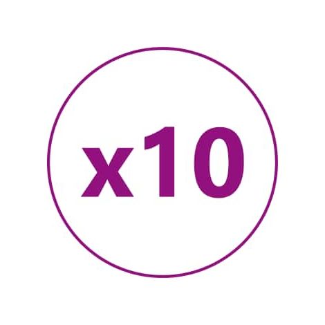 vidaXL Baldosa de Escama de Pescado 10 uds. Blanco 30 x 30 cm (1/2)